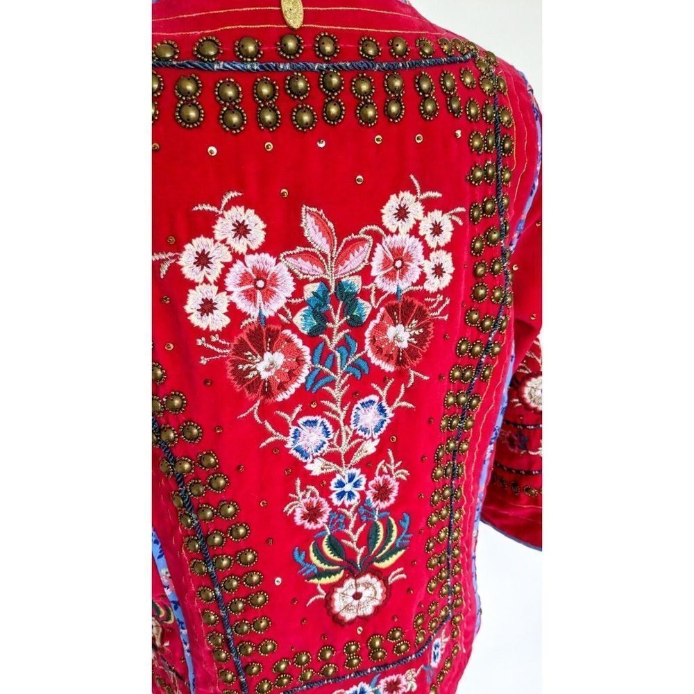 BNWT Ruby Yaya Red Velvet Senorita Jacket Size XS Suit 6-8 - Picture 8 of 10